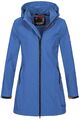 A. Salvarini Damen Softshell Funktions Outdoor Jacke Sport lang O131 Blau