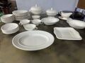 Vintage Tafel Service Teller  Wedgwood Etruria In Moonstone White 36tlg Speise