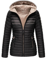 Damen Jacke Steppjacke Übergangsjacke gesteppt Stepp Schwarz 2XL V2487 R15-C