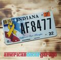 USA Nummernschild/Kennzeichen/license plate* Indiana Support Our Troops*