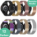 Milanese Armband für Samsung Amazfit Huawei Garmin Metall Magnet 20mm 22mm ✅