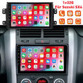 1+32G Android 13 Autoradio Apple Carplay GPS NAVI RDS Für SUZUKI SX4 Fiat Sedici