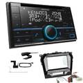 Kenwood 2-DIN CD-Receiver Autoradio Bluetooth DAB+ für Suzuki Vitara piano black