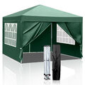 Pavillon 2x2/3x3 M Wasserdicht Faltpavillon Partyzelt Gartenzelt UV Schutz 2024