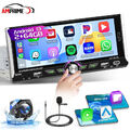 6.9 Zoll Autoradio 1 Din Apple Carplay Android 13 2G+64G GPS Navi WIFI RDS +Kam