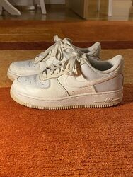 Nike Air Force 1 Gr.39 Weiß, Blau, Beige