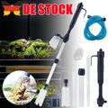 Elektrisch Aquariumpumpe Kit Aquarium Mulmsauger Schlammsauger Bodenreiniger DHL