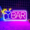 LED Leuchtreklame Neon Schild Neonlicht Leuchtschrift Bar Party Deko USB DE