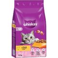 Whiskas 1+ Katzentrockenfutter mit HUHN, Sparpaket 2 x 3,8 kg