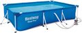 Bestway Pool Steel Pro Frame Pool-Set mit Filterpumpe, 300 x 201 x 66 cm, blau