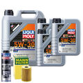 Motoröl 5W30 LIQUI MOLY Leichtlauf Special Tec Ll 8L +MANN Ölfilter +Spülung