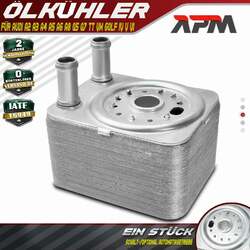 Ölkühler Motoröl für Audi A2 A3 A4 A5 A6 A8 Q5 Q7 TT VW Bora Golf IV V VI Passat