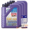 4x 1 L LITER LIQUI MOLY LEICHTLAUF HIGH TECH 5W-40 MOTOR-ÖL MOTOREN-ÖL 50047900