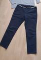 s.Oliver °Chino Hose mit Gürtel °dunkelblau° Gr. 42/44 L32 °