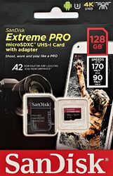 SanDisk Extreme PRO microSDHC Karte SDXC Class 10 UHS-1 A1 A2 / 32GB - 512GB