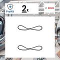 2x ORIGINAL® Bosch Keilriemen für VW Passat Variant Passat Iltis Citygolf Ford