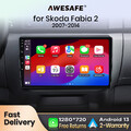 Android 13 Autoradio Für Skoda Fabia 2 2008 2009-2013 Carplay GPS NAVI 2G+32G