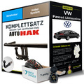 Für VW Passat Limousine B6 3C2 Anhängerkupplung abnehmbar +eSatz 7pol 05-10 Kit