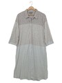 SELECTION BY ULLA POPKEN Tunikabluse Damen Gr. DE 46 hellgrau-silberfarben