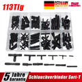 113er Kfz Schlauchverbinder Sortiment Reduzierstück Set T Stück Verbinder Satz