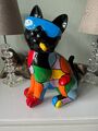 KATZE, Kater, Designer, Deko, Figur, POP-ART, MODERN-ART Skulptur