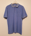 Bugatti Herren Poloshirt Gr. XL blau Kurzarm