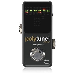 *tc electronic PolyTune 3 noir buffer built-in pedal tuner