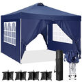 3Mx3M Faltpavillon Pavillon Partyzelt Pop-up Gartenzelt Festzelt Wasserdicht UV