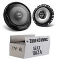 Kenwood Lautsprecher für Seat Ibiza 6L Front Heck 16cm 2-Wege Koax- Einbauset