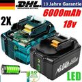 2x 18V 6,0AH Für Makita 18 Volt  Ersatzakku BL1860B LXT BL1850 BL1840 DP