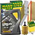 MANN INSPEKTIONSPAKET+5L MANNOL 507 5W-30 ÖL passend für SKODA OCTAVIA II VW TDI