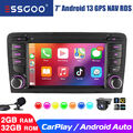 Für Audi A3 8P 03-2013 S3 RS3 7" Carplay Autoradio 2+32G Android 13 GPS NAV KAM