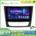 64G Android 14 Autoradio Carplay WiFi Für Mercedes E-Klasse W211 CLS-Klasse W219