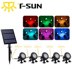 Solar LED Unterwasser Pool Lampe Licht Beleuchtung Teich Gartenleuchte Dekor RGB
