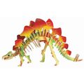Stegosaurus - farbig - 3D Holzbausatz Dinosaurier Dino Tier Holz Steckpuzzle
