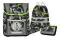 McNeill Tenero Schoolbag Set 5-teilig Schulranzen Techno dunkelgrau