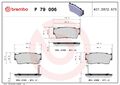 BREMBO Bremsbelagsatz Scheibenbremse PRIME LINE P 79 006 für SUZUKI VITARA ET TA