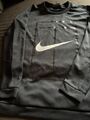 nike shirt l herren Langarm Schwarz