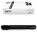 3x Toner für Lexmark X 950 952 954 wie X950X2KG Druckerpatronen Cartridges BLACK
