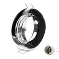 6 x Einbauring GU10 Einbaurahmen Spot Licht LED Chrom