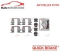 ZUBEHÖR-SATZ BREMSBELÄGE HINTEN QUICK BRAKE 109-0013 A FÜR CHEVROLET CRUZE