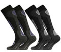 2 Paar Herren Skisocken Wintersport Socken Kniestrümpfe Snowboard Thermosocken