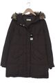 Esprit Mantel Damen Jacke Parka Gr. EU 42 Baumwolle Daunen Grau #26rphsm