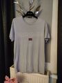 Napapijri T-shirt Grau / Hellblau Gr. M