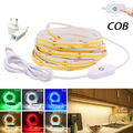 COB LED Streifen Stripe 5V USB Dimmbar TV Hintergrundbeleuchtung Lichtband Weiss