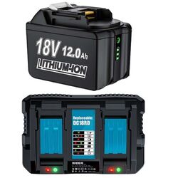 18V/9.0Ah 6000mAh Akku Für Makita BL1850 BL1830 BL1860B Led Anzeige / Ladegerät