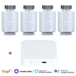 Tuya Zigbee SMART Heizkörper Thermostat Set Ventil Heizung Alexa Google WLAN App