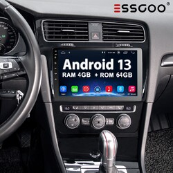 Kam+ Für VW Golf VII MK7 2013-2017 Autoradio CarPlay Android 13 4+64GB GPS Navi