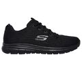 SKECHERS Graceful-Get Connected Sneaker Schnürschuh Sportschuh schwarz 12615-BBK