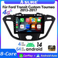 Android 14 4+64G für Ford Transit Tourneo Custom 2013-2019 Carplay Autoradio GPS